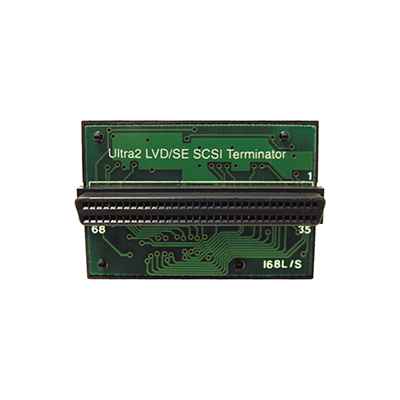SCSI LVD/SE Terminator Ultra 320 68-pin HD68 interno con LED 